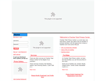 Tablet Screenshot of charliesfitness.com